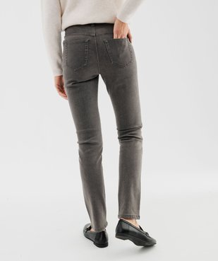 Jean Slim extensible taille haute femme vue3 - GEMO 4G FEMME - GEMO