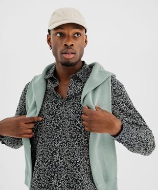 Chemise à motifs fleuris coupe regular homme vue2 - GEMO (HOMME) - GEMO