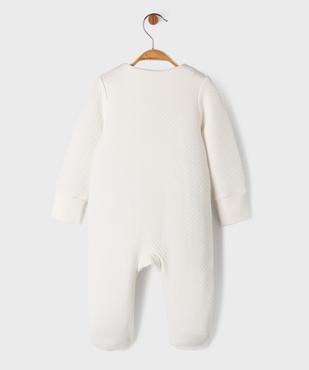 Pyjama dors-bien à ouverture devant avec moufles intégrées bébé vue6 - GEMO(BB COUCHE) - GEMO