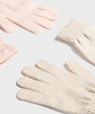 Gants en maille fine fille (lot de 2) vue2 - GEMO (ENFANT) - GEMO