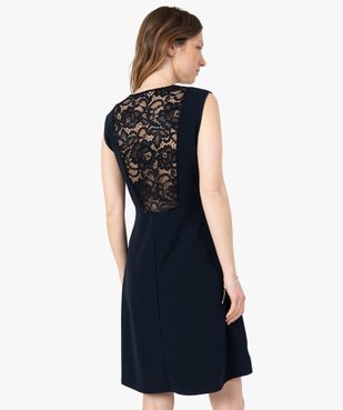 Robe femme sans manches avec dos dentelle vue3 - GEMO(FEMME PAP) - GEMO