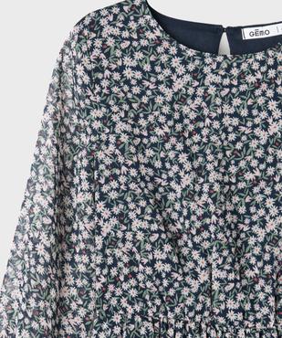 Robe en voile à manches longues fille vue2 - GEMO (ENFANT) - GEMO