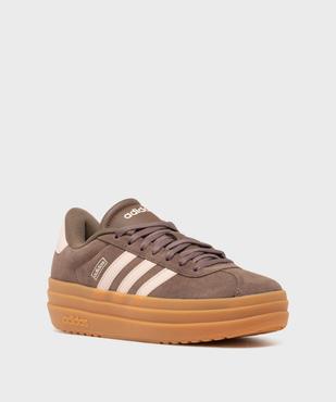 Baskets VL Court bold dessus cuir femme - Adidas vue2 - ADIDAS - GEMO