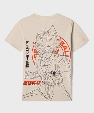 Tee-shirt manches courtes imprimé devant et dos garçon - Dragon Ball Super vue3 - DRAGON BALL Z - GEMO