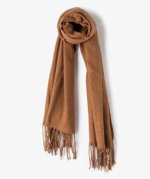 Echarpe femme avec paillettes et finitions franges vue1 - GEMO (ACCESS) - GEMO