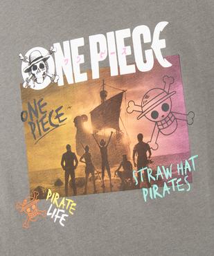 Tee-shirt manches courtes motif pirates fille - One Piece vue2 - ONE PIECE - GEMO