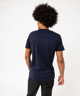 Tee-shirt manches courtes en coton imprimé homme - Roadsign vue3 - ROADSIGN D - GEMO
