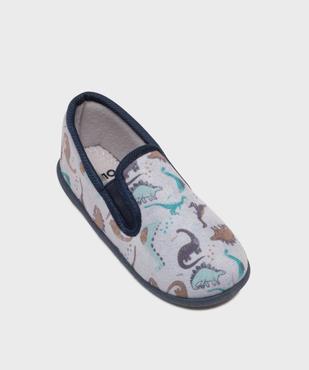 Chaussons pantoufles à motif dinosaures garçon  vue5 - GEMO 4G GARCON - GEMO