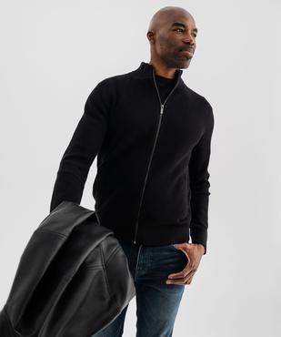 Gilet zippé à col montant homme vue1 - GEMO (HOMME) - GEMO