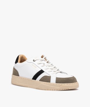 Baskets homme multicolores avec dessus en cuir - Alma Planète vue2 - ALMA - GEMO