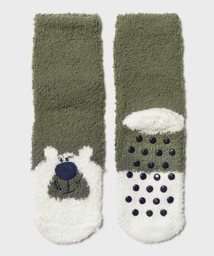 Chaussettes antidérapantes à motif ourson garçon vue1 - GEMO 4G GARCON - GEMO