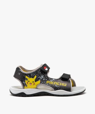 Sandales garçon à scratch sportswear Pikachu - Pokemon vue1 - POKEMON - GEMO