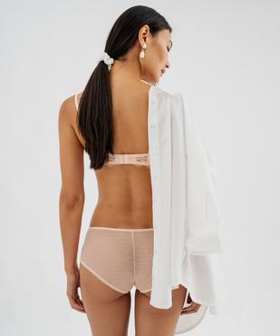 Soutien-gorge à armatures forme corbeille en dentelle vue6 - GEMO(HOMWR FEM) - GEMO