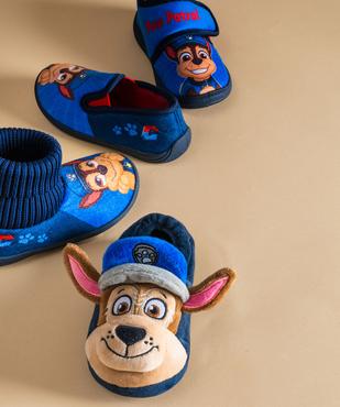 Chaussons garçon en velours avec col élastique Chase - Pat Patrouille vue7 - PAT PATROUILLE - GEMO