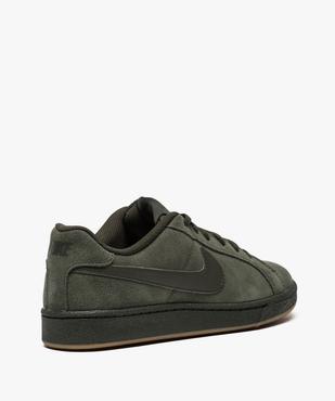 Tennis homme en cuir suédé à tige basse - Nike Court Royale Suede vue4 - NIKE - GEMO
