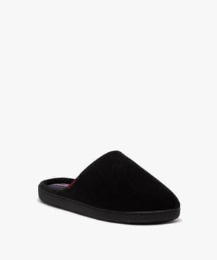 Chaussons homme pantoufles en velours côtelé uni - Isotoner vue2 - ISOTONER - GEMO
