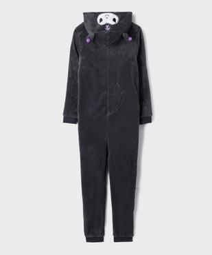 Combinaison pyjama en maille douillette motif Kuromi fille - Hello Kitty vue3 - HELLO KITTY - GEMO
