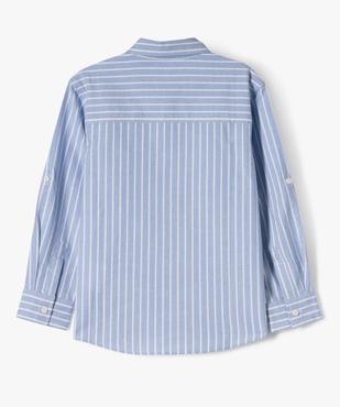 Chemise manches longues à rayures garçon - LuluCastagnette vue5 - LULUCASTAGNETTE - GEMO