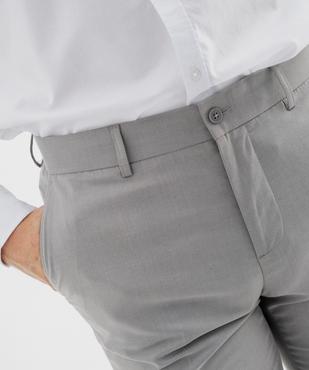 Pantalon de costume coupe slim en toile extensible homme vue2 - GEMO 4G HOMME - GEMO