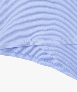 Tee-shirt à manches courtes avec bas asymétrique fille vue2 - GEMO 4G FILLE - GEMO