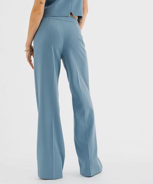 Pantalon de tailleur fluide avec pli marqué femme vue3 - GEMO(FEMME PAP) - GEMO