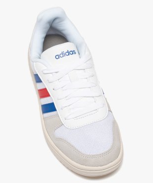 Tennis femme tricolores à lacets – Adidas Hoops 2.0 vue5 - ADIDAS - GEMO