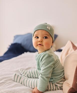 Bonnet de naissance en coton à revers - LuluCastagnette vue2 - LULUCASTAGNETTE - GEMO