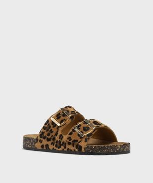 Sandales double bride avec semelle anatomique femme - Isotoner vue2 - ISOTONER - GEMO