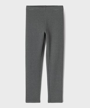 Legging long en maille chaude fille vue1 - GEMO (ENFANT) - GEMO