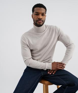Pull col roulé en maille fine homme vue1 - GEMO 4G HOMME - GEMO