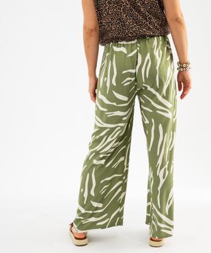 Pantalon de grossesse large et fluide avec taille smockée vue3 - GEMO 4G MATERN - GEMO