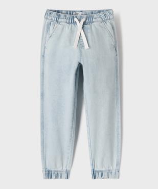 Jean jogger à coupe regular garçon vue1 - GEMO (ENFANT) - GEMO