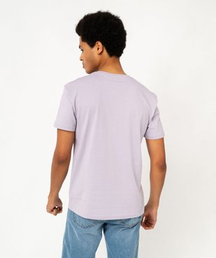 Tee-shirt manches courtes en coton imprimé homme - Les Simpsons vue3 - SIMPSONS - GEMO