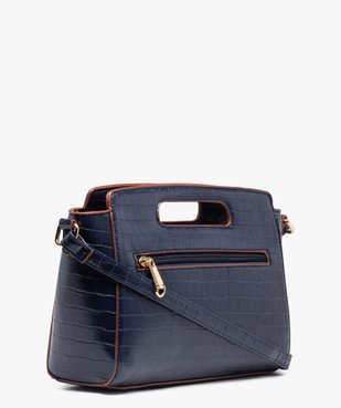 Sac à main femme  à poignée en matière texturée vue2 - GEMO (ACCESS) - GEMO