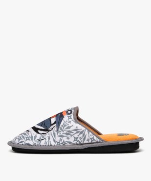 Chaussons homme mules en velours imprimé - Naruto vue3 - NARUTO - GEMO