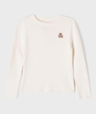 Pull en maille côtelée fille - LuluCastagnette vue1 - LULUCASTAGNETTE - GEMO