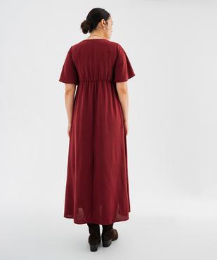 Robe longue fluide femme vue1 - GEMO(FEMME PAP) - GEMO