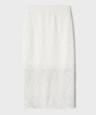 Jupe longue en dentelle fille vue6 - GEMO (JUNIOR) - GEMO