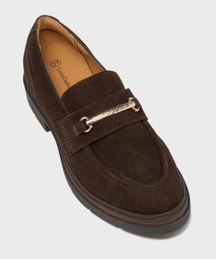 Mocassins en suédine femme - LuluCastagnette vue1 - LULUCASTAGNETTE - GEMO
