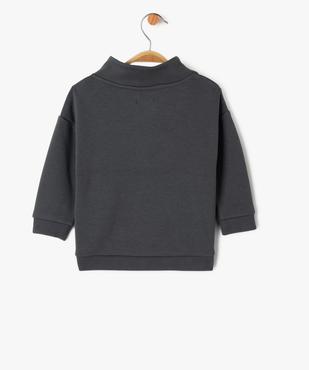 Sweat col montant avec doublure chaude bébé garçon - LuluCastagnette vue3 - LULUCASTAGNETTE - GEMO