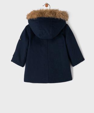 Manteau à capuche avec doublure velours bébé fille - LuluCastagnette vue5 - LULU CASTAGNETT - GEMO