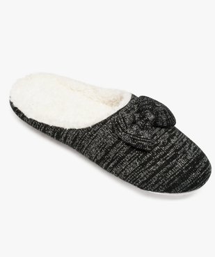 Chaussons mules en maille intérieur chaud vue5 - GEMO(HOMWR FEM) - GEMO