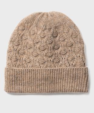 Bonnet en maille fantaisie doublure chaude femme vue1 - GEMO (ACCESS) - GEMO