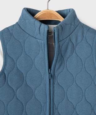Ensemble 3 pièces bébé garçon : pantalon, tee-shirt et gilet sans manches vue2 - GEMO 4G BEBE - GEMO