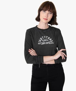 Tee-shirt femme à manches longues – Camps United vue1 - CAMPS UNITED - GEMO