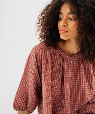 Blouse fluide boutonnée femme vue2 - GEMO(FEMME PAP) - GEMO
