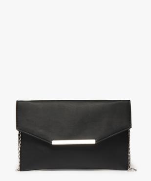 Sac pochette femme uni à bandoulière chaîne vue1 - GEMO (ACCESS) - GEMO