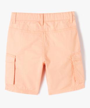 Bermuda en toile coupe cargo garçon vue4 - GEMO 4G GARCON - GEMO
