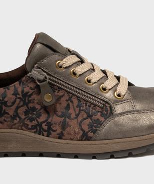 Derbies sportswear à bout carré femme vue6 - SOFTRELAX - GEMO