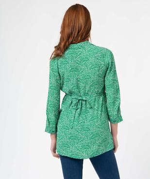 Blouse de grossesse fluide imprimée à manches 3/4 vue3 - GEMO(FEMME PAP) - GEMO
